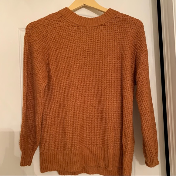 Orange/Rust Knit Sweater from American Eagle - Picture 5 of 5